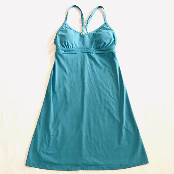 Athleta sport dress Women's Extra Small aqua teal stretch sport athleisure - Picture 2 of 10